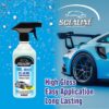 SCEALINE All in One Multipurpose Liquid Polish for Car, Bike & Scooter | High Gloss & Easy Application | Clean, Protect & Keep Showroom Finish | For Interior & Exterior - 473ml with Microfiber Cloth
