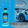 SCEALINE Super Suds Concentrate Car Shampoo with Microfiber Cloth | Removes Tough Stains, Dirt & Grime | Slick Lubricants Help Reduce Swirls & Scratches | Thick Foam Works with Bucket & Foam Cannon