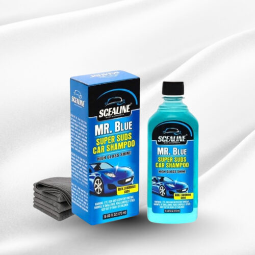 give (3) SCEALINE All in One Multipurpose Liquid Polish for Car, Bike & Scooter | High Gloss & Easy Application | Clean, Protect & Keep Showroom Finish | For Interior & Exterior - 473ml with Microfiber Cloth